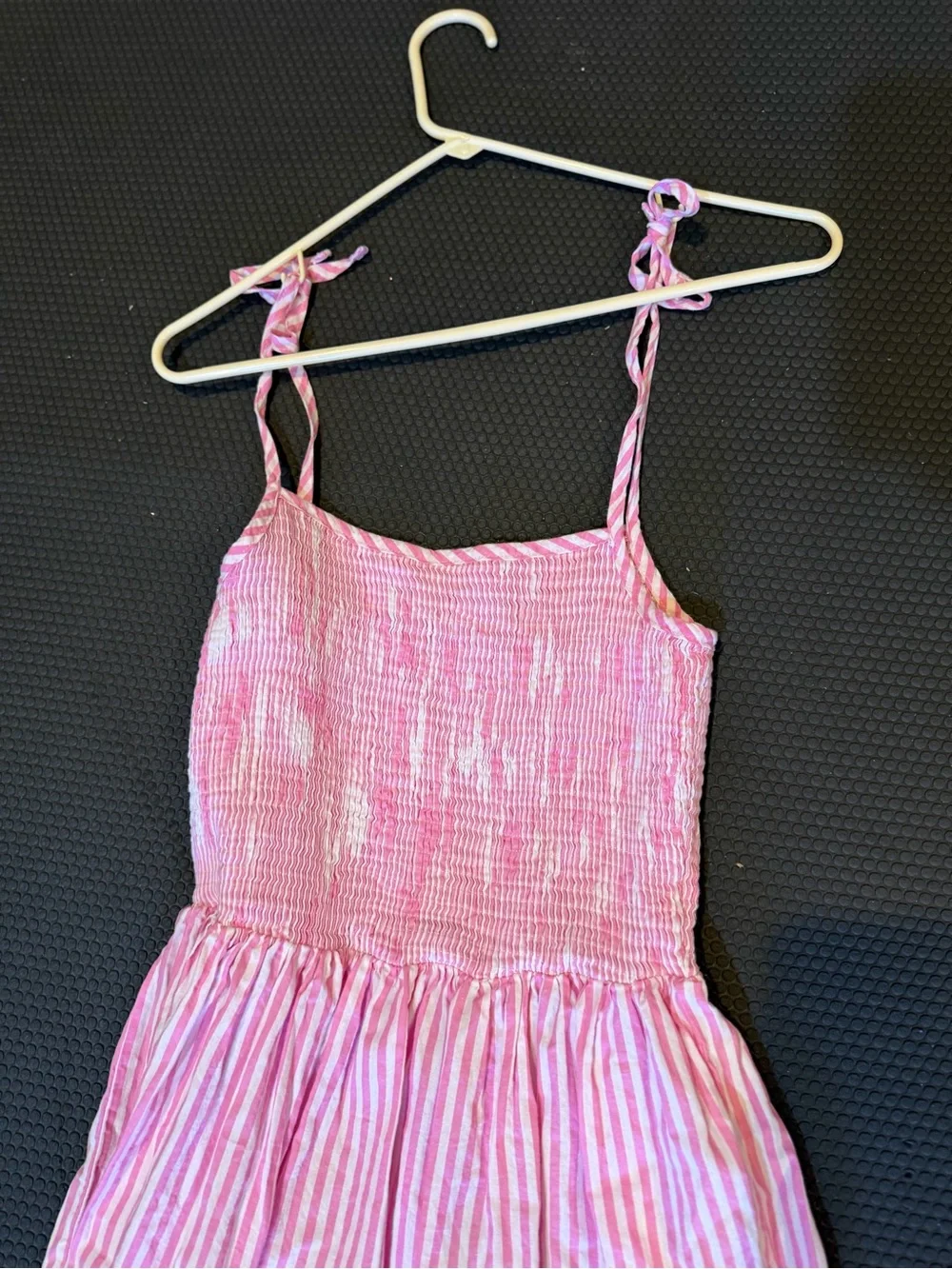 BMG Women’s Pink Striped Tie-Shoulder Sundress